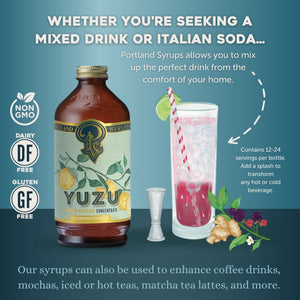 Yuzu Syrup 12oz Case of 6 — view 3