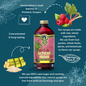 Raspberry Rhubarb Syrup