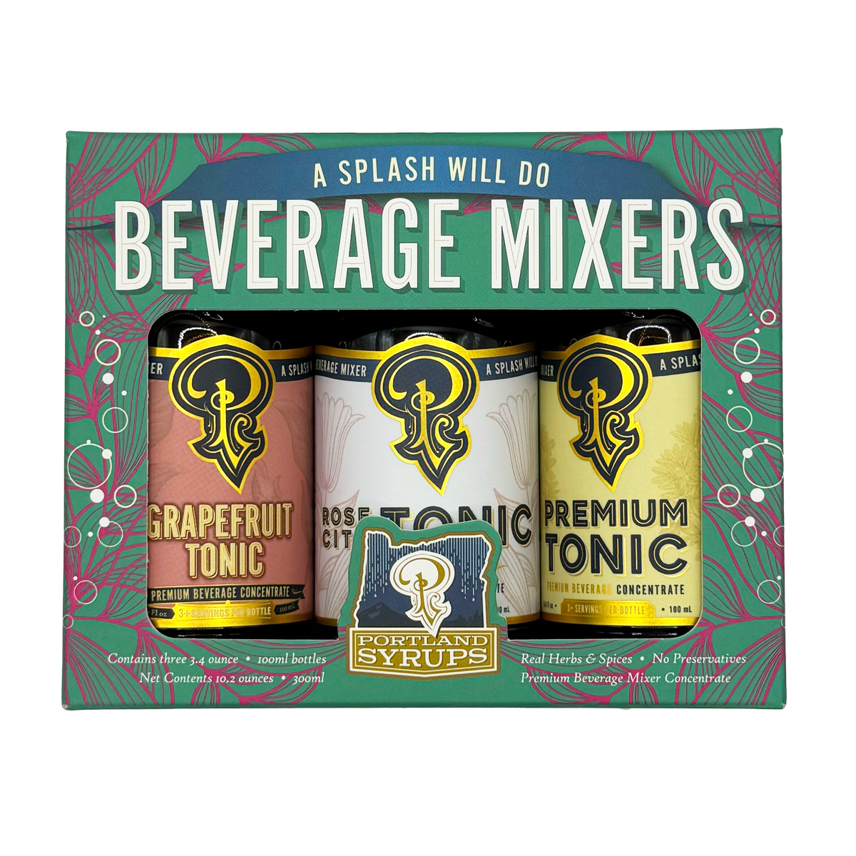 Tonic Trio Gift Set | Portland Syrups