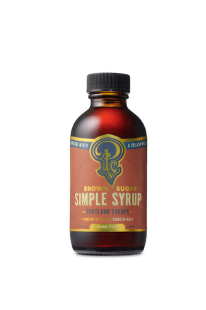 Brown Sugar Simple Syrup - 3.4 oz Case of 12