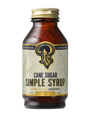 Cane Sugar Simple Syrup - 3.4 oz Case of 12