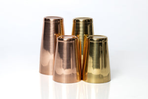 Solid 100% Copper and 100% Brass Shakers