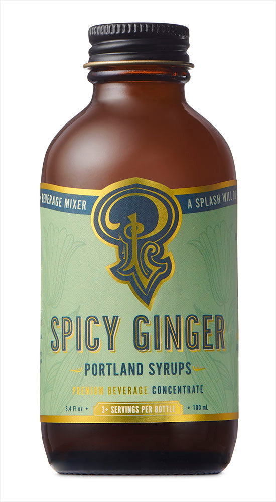 Spicy Ginger Syrup - 3.4 oz Case of 12