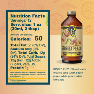 Georgia Peach Syrup - 3.4 oz Case of 12 — view 3
