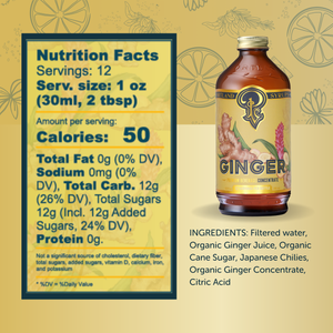 Ginger Syrup 12oz Case of 6