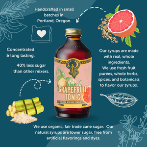 Grapefruit Tonic Syrup 12oz Case of 6 — view 4