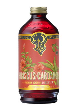 Hibiscus Cardamom Syrup 12oz Case of 6