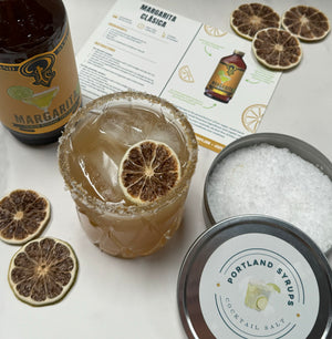 Margarita drink kit with cocktail salt