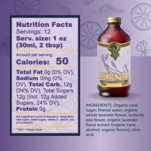 Lavender Syrup - 3.4 oz Case of 12 — view 4