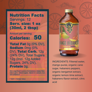 Mango Habanero Syrup 12oz Case of 6 — view 2