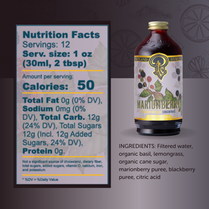 Marionberry Syrup 12oz Case of 6 — view 3