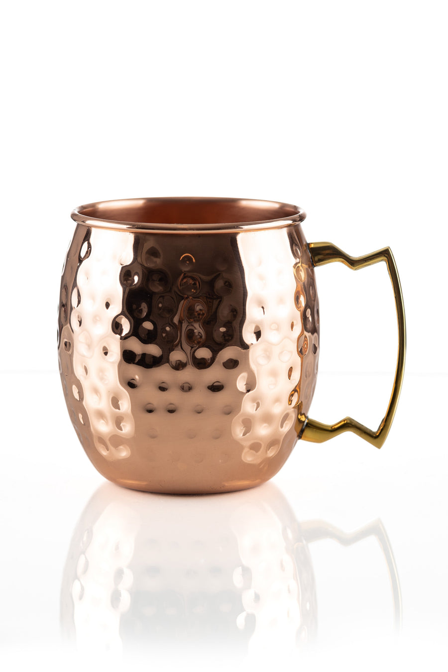 Solid Copper Hammered Mule Mug