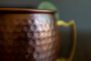 Solid Copper Hammered Mule Mug