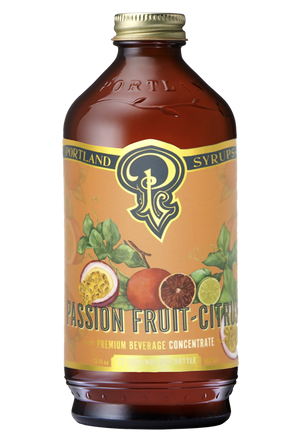 Passion Fruit Citrus Syrup 12oz Case of 6