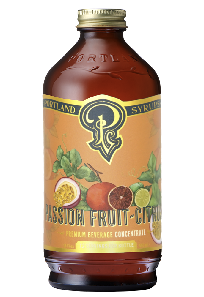 Passion Fruit Citrus Syrup 12oz Case of 6