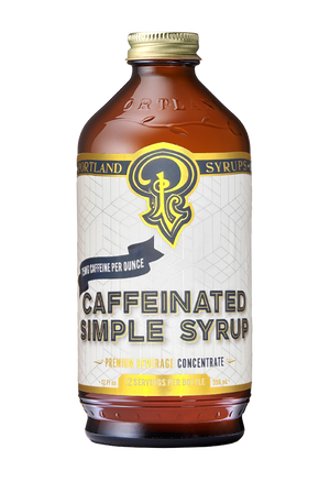 Caffeinated Simple Syrup 12oz Case of 6 — view 1