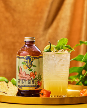 Sirope de jengibre picante