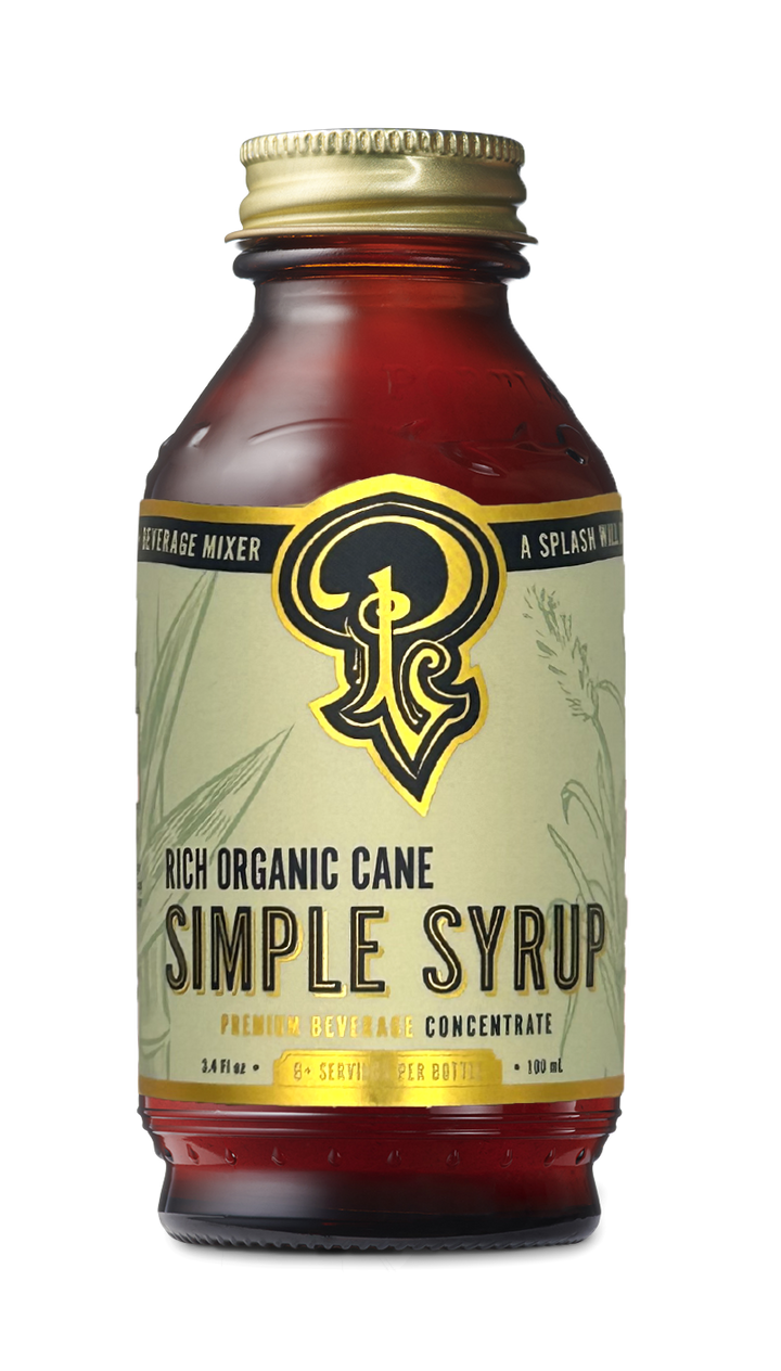 Cane Sugar Simple Syrup - 3.4 oz Case of 12