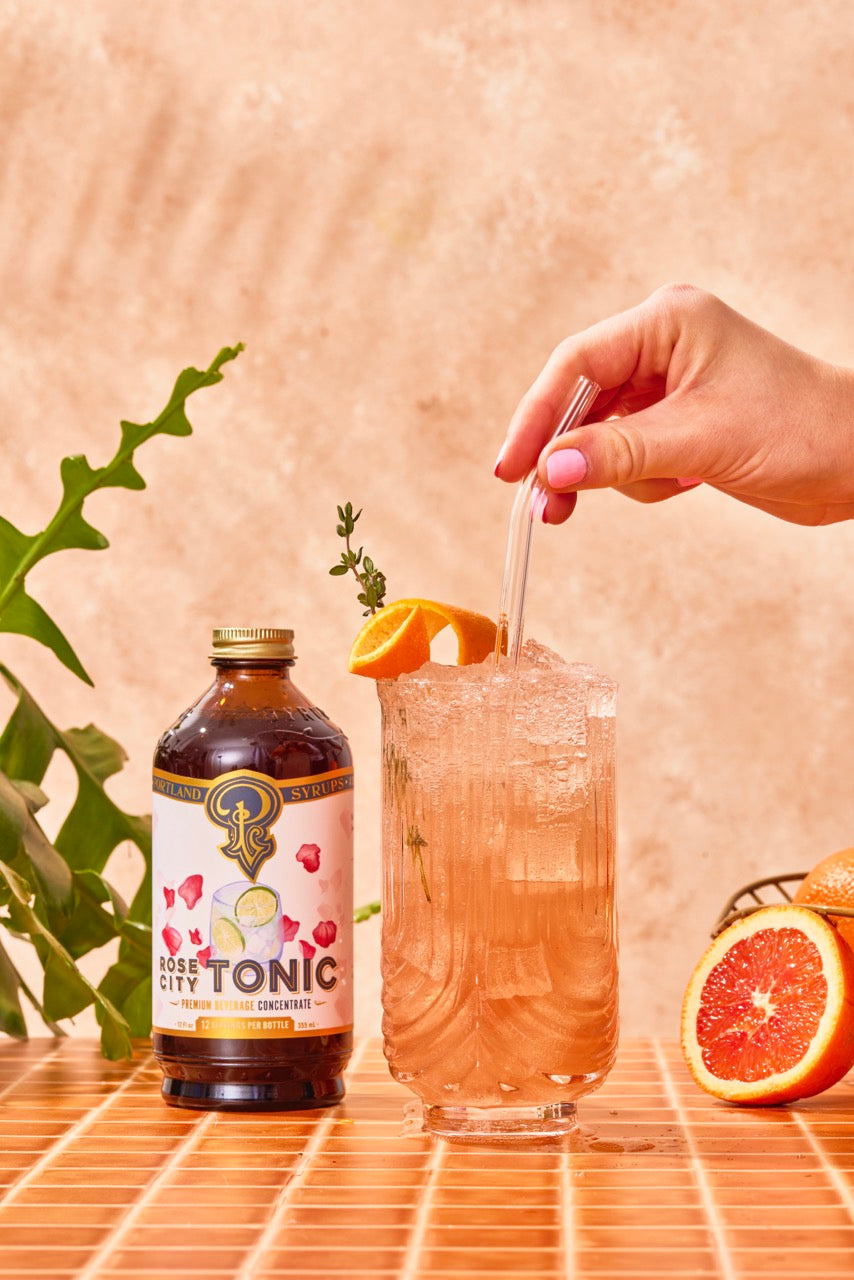 Rose City Tonic Syrup - 64oz Case of 2