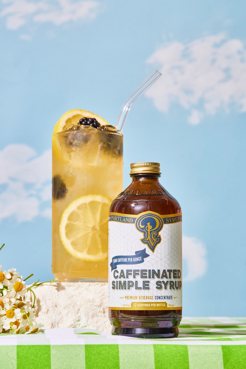 Caffeinated Simple Syrup 12oz Case of 6