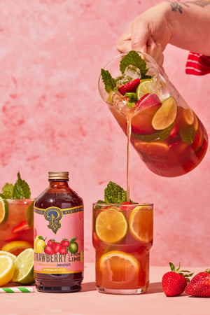 Strawberry Lemon-Lime Syrup — view 3