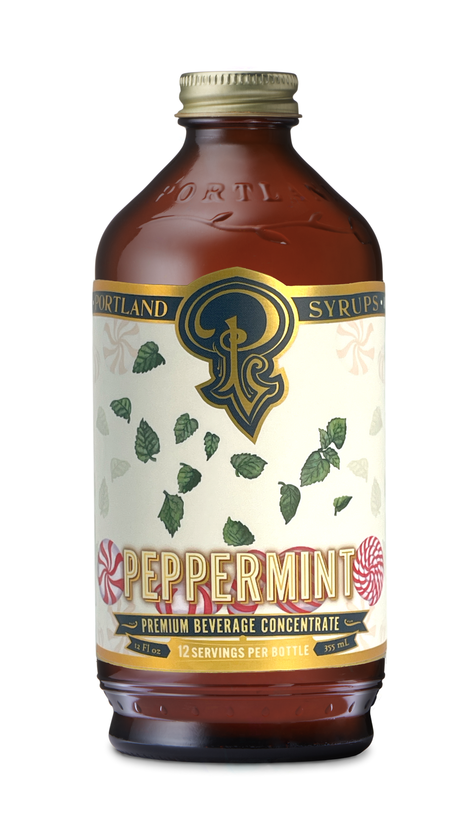 Peppermint Syrup 12oz Case of 6