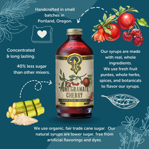 Pomegranate Cherry Syrup 12oz Case of 6 — view 4