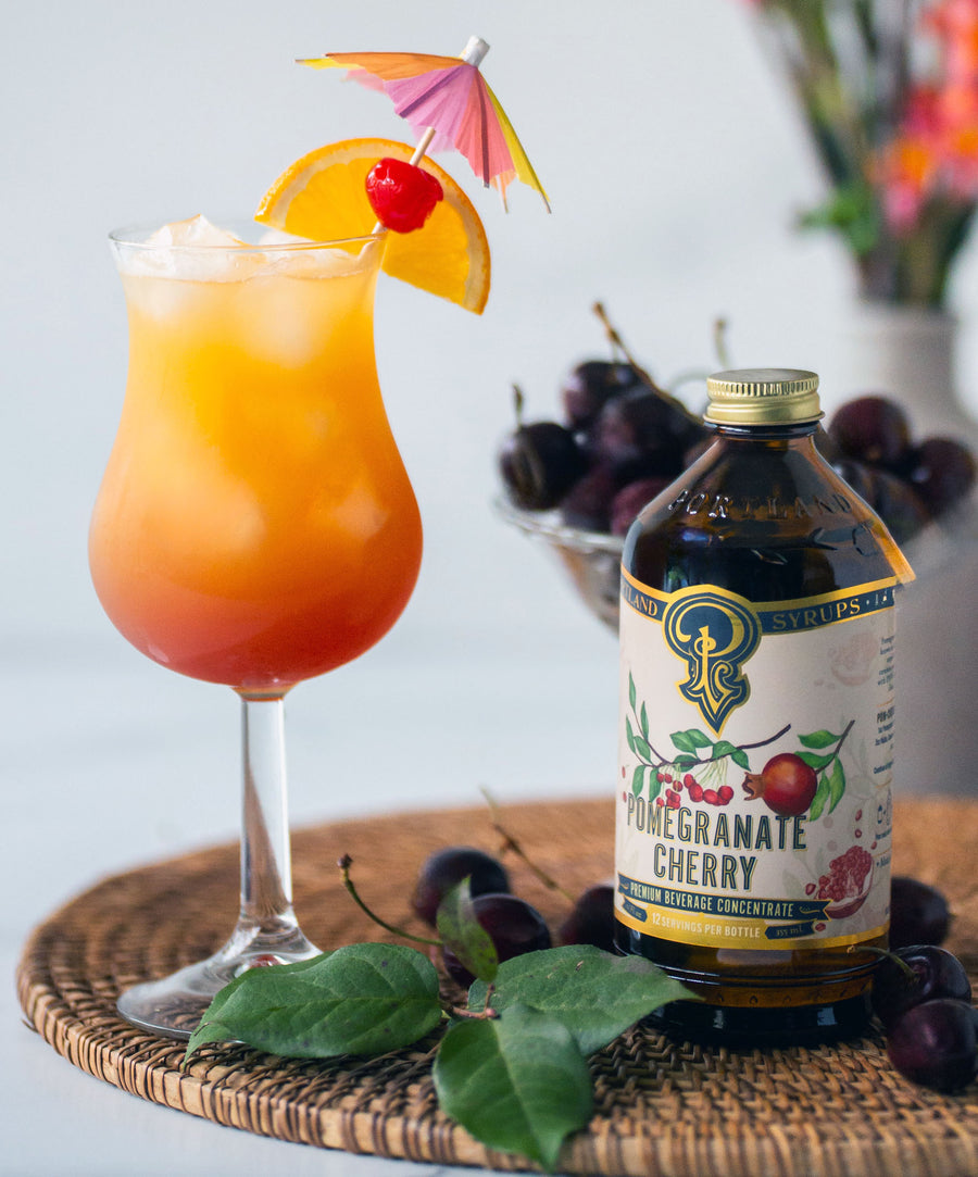 Pom Cherry Sunrise Cocktail
