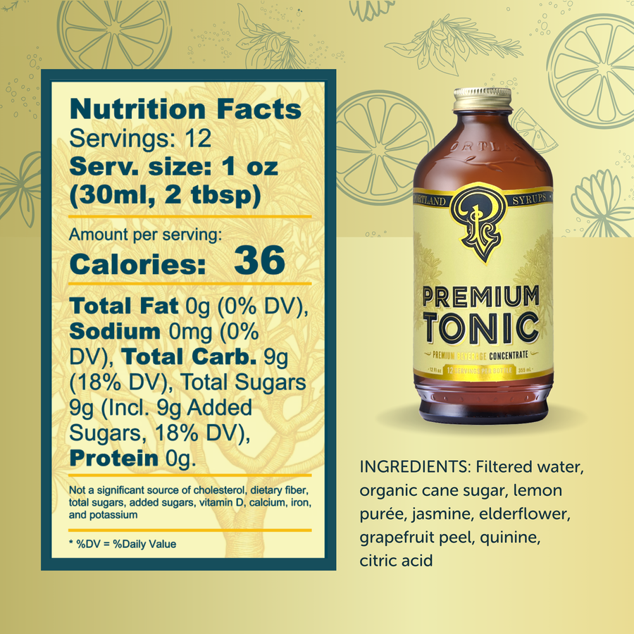 Premium Tonic 12oz Case of 6