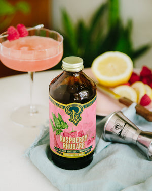 Raspberry Rhubarb Syrup 12oz Case of 6 — view 5
