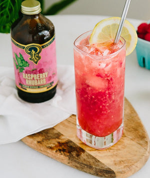 Raspberry Rhubarb Syrup — view 2