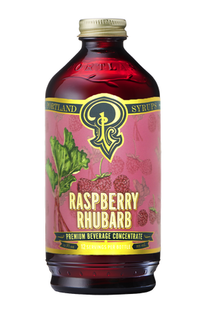 Raspberry Rhubarb Syrup 12oz Case of 6 — view 1