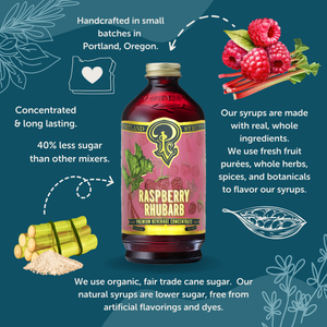 Raspberry Rhubarb Syrup
