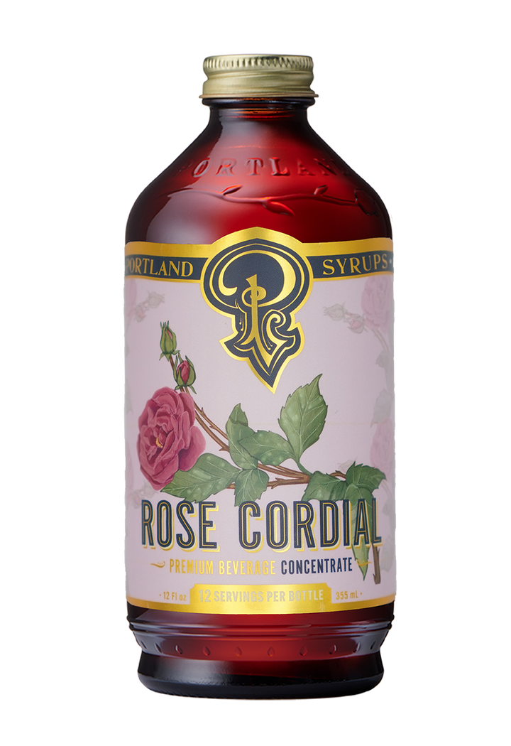 Sirop de cordial de rose