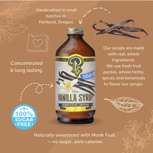 Sugar Free Vanilla Syrup 12oz Case of 6 — view 3