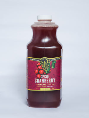 Spiced Cranberry Syrup - 64oz Case of 2