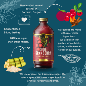 Spiced Cranberry Syrup 12oz Case of 6 — view 4