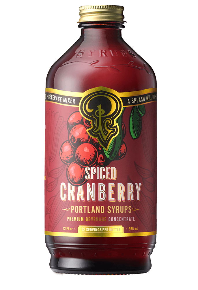 Spiced Cranberry Syrup 12oz Case of 6