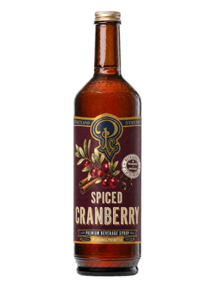 Spiced Cranberry Syrup - 750 ml Case of 3