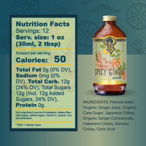 Spicy Ginger Syrup 12oz Case of 6 — view 3