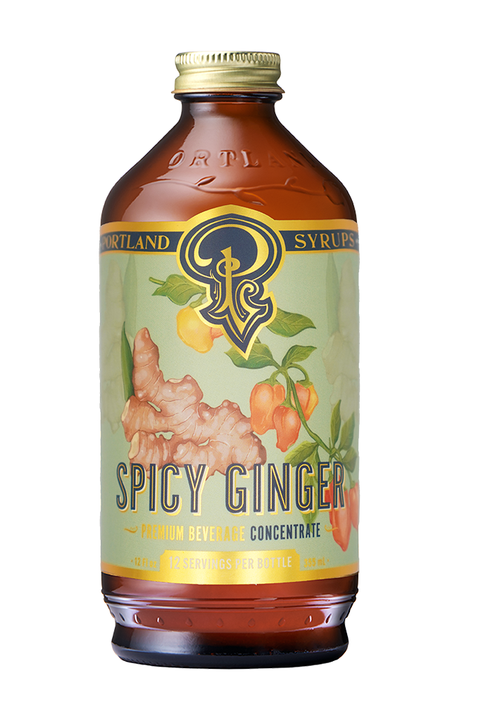 Spicy Ginger Syrup 12oz Case of 6