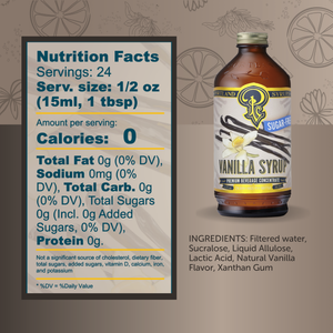 Sugar Free Vanilla Syrup