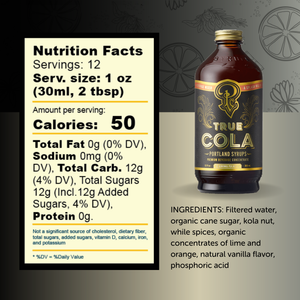 True Cola Syrup 12oz Case of 6 — view 2