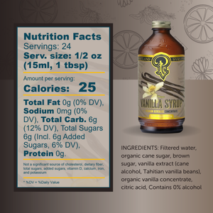 Vanilla Syrup 12oz Case of 6 — view 2