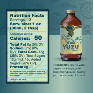 Yuzu Syrup 12oz Case of 6