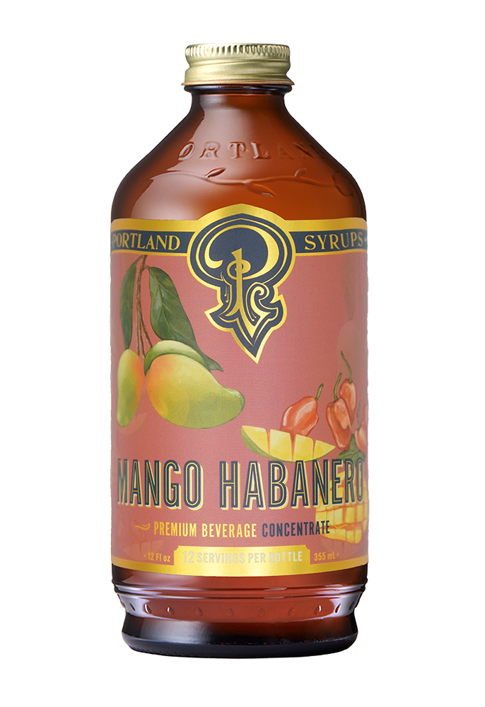 Mango Habanero Syrup 12oz Case of 6