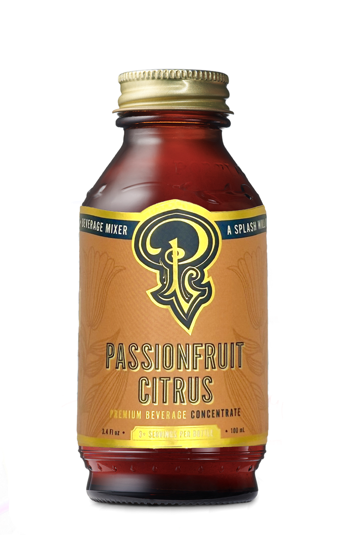 Passion Fruit Citrus Syrup - 3.4 oz Case of 12