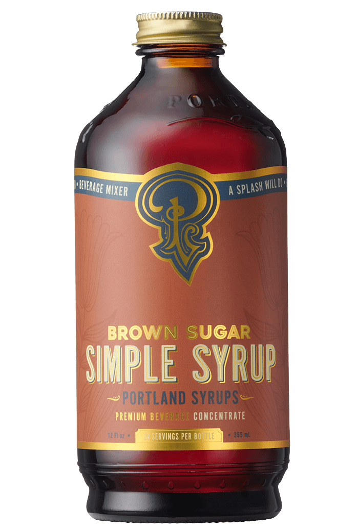 Brown Sugar Simple Syrup 12oz Case of 6