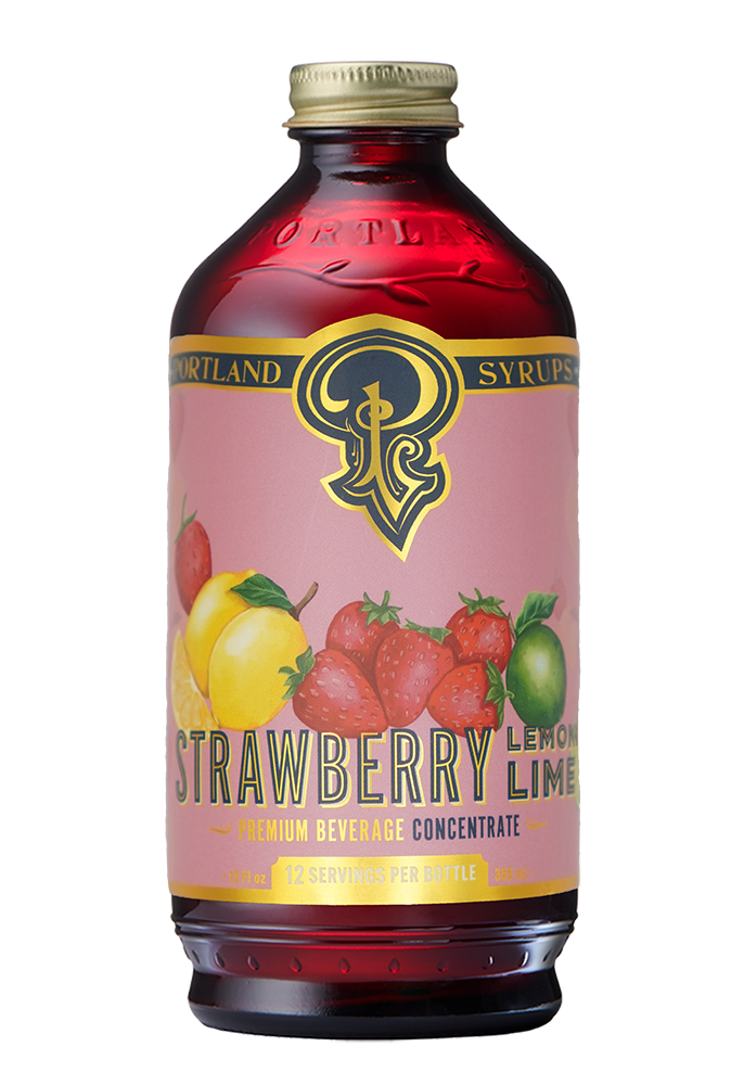 Strawberry lemon Lime Syrup 12oz Case of 6