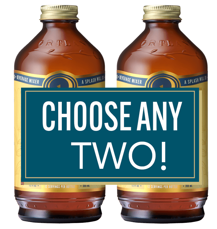 Syrup two-pack for monthly mixer